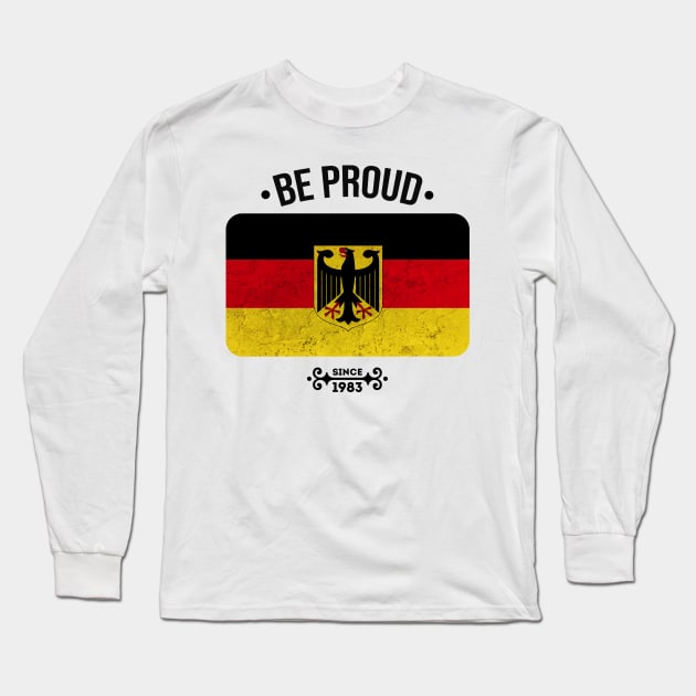 GERMANY flag Long Sleeve T-Shirt by CreativeShirt